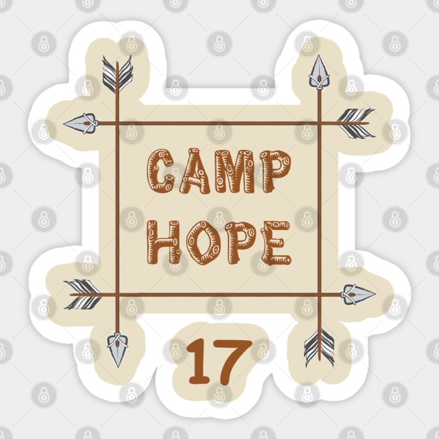 Camp Hope Arrows - 2017 Sticker by Tag078